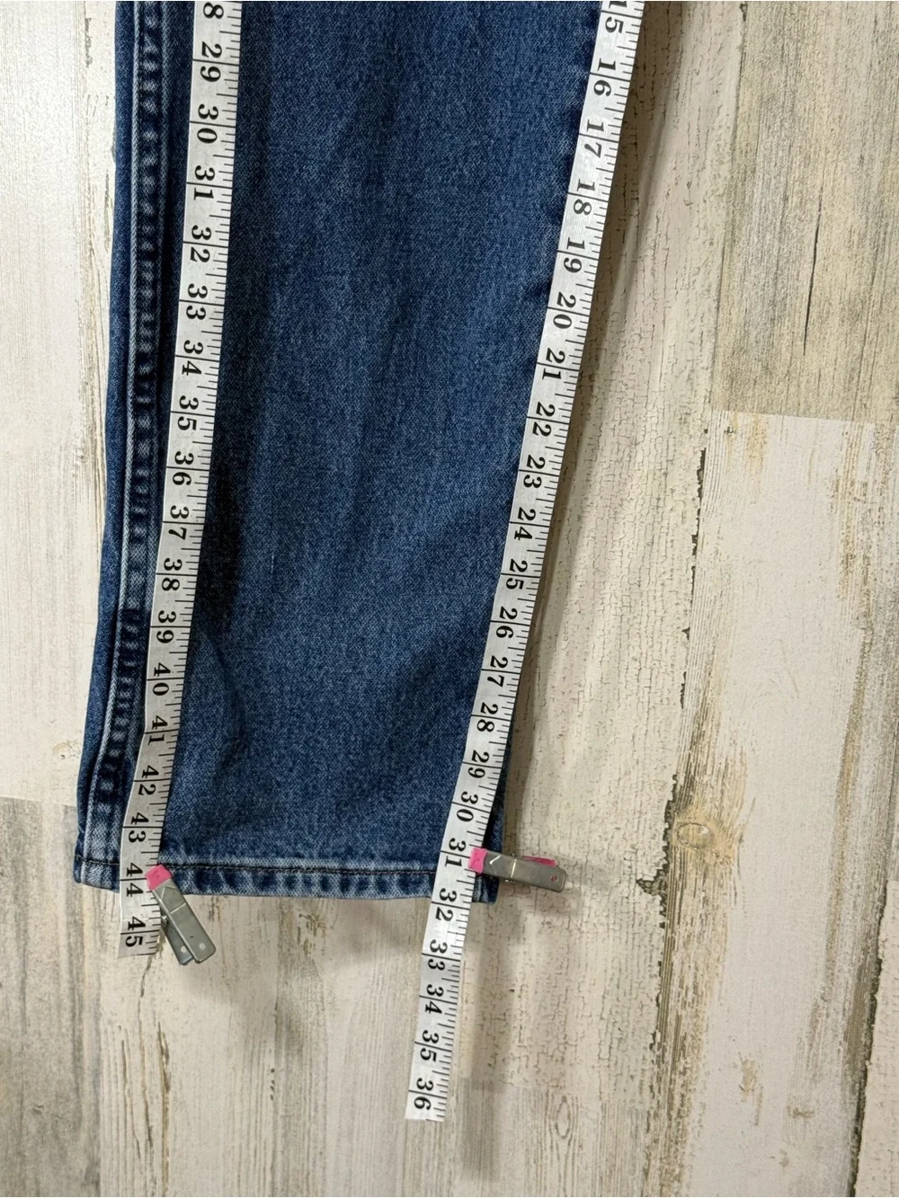 Wrangler Men’s Classic Straight Blue Denim Jeans